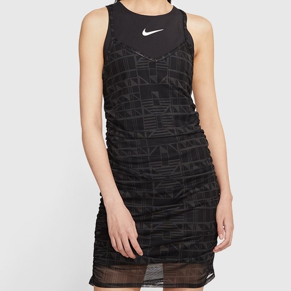 womens black nike dress